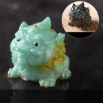Tea pet Pixiu che cambia colore — Figurina verde acqua senza base