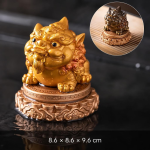 Tea pet Pixiu per tavolo da tè — Con base dorato