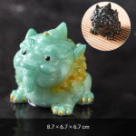 Tea pet Pixiu per tavolo da tè — Senza base verde acqua