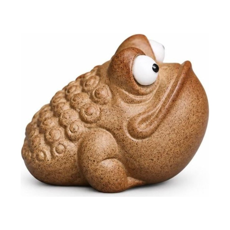 Tea pet rana in ceramica