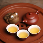 Tea pet rana in ceramica