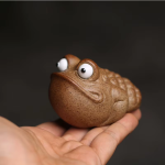 Tea pet rana in ceramica