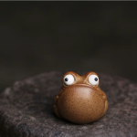 Tea pet rana in ceramica