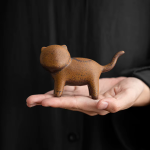 Tea pet rana o gatto in ceramica