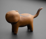 Tea pet rana o gatto in ceramica