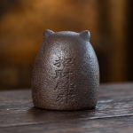 Tea pet Shigandang raffigurante una tigre in argilla viola