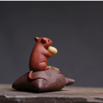 Tea pet topo con base a forma di borsetta