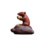 Tea pet topo con base a forma di borsetta