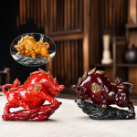 Tea pet toro che cambia colore