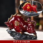 Tea pet toro che cambia colore — Bordeaux molto scuro