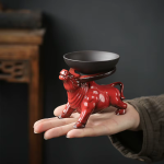 Tea pet toro in ceramica per il tè