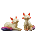 Tea pet volpe termocromico in ceramica