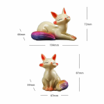 Tea pet volpe termocromico in ceramica