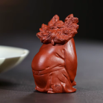 Tea pet Zhong Kui in argilla di Yixing