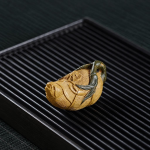 Tea pet zisha a forma di germoglio di bambù