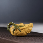 Tea pet zisha a forma di germoglio di bambù